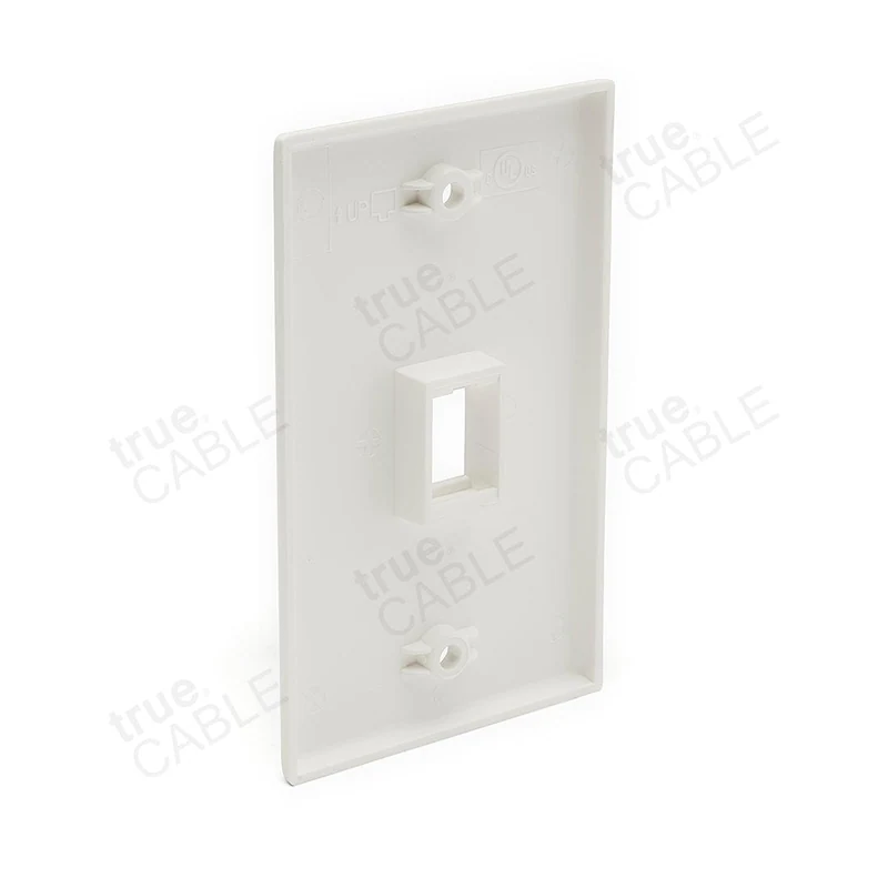 Single Gang Wall Plates — 1pc / 1 port