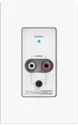 AtlasIED A-RCA — Atmosphere™ RCA/3.5mm Audio Input (White)