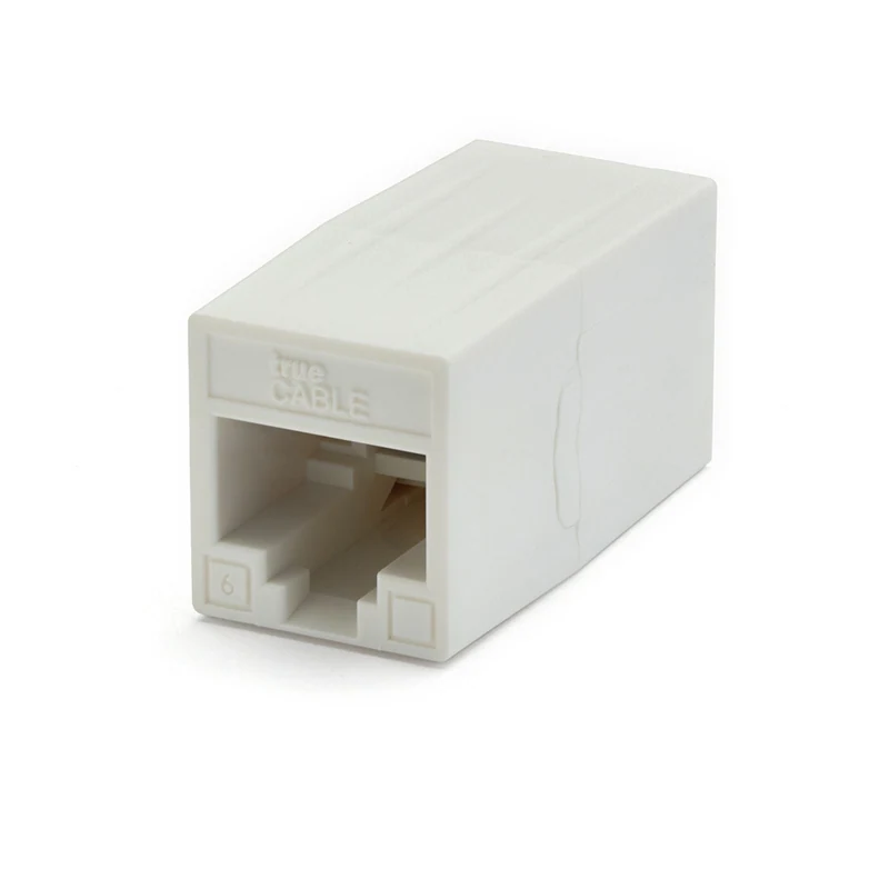 Cat6 Inline Coupler · Unshielded — White / 12pc