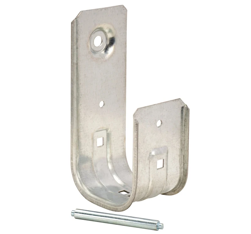 Standard J-Hook with Retainer Bar — 2"