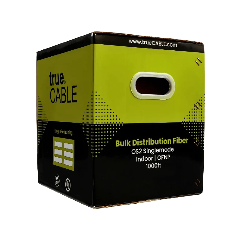 Bulk Fiber Indoor Plenum Distribution Cable · OS2 SM OFNP — 1000ft / 2 Strand