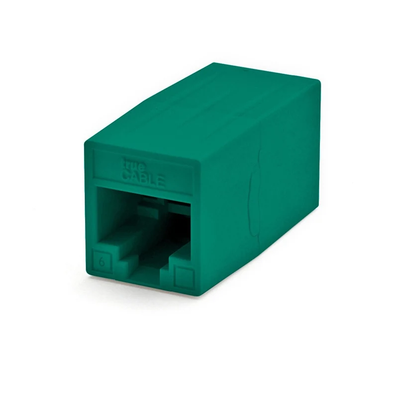 Cat6 Inline Coupler · Unshielded — Green / 12pc