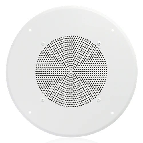 AtlasIED HD72W — 8" In-Ceiling Speaker with 4-Watt 25V/70V Transformer and 62-8 Baffle
