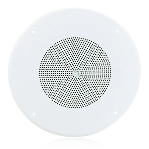 AtlasIED DD87W-HC — 8" In-Ceiling Coaxial Speaker with 70.7V 8-Watt Transformer, Baffle, and Hyfidrophobic™ Treatment Coating