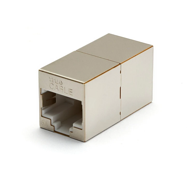 Cat6A Inline Coupler · Shielded — 2pc