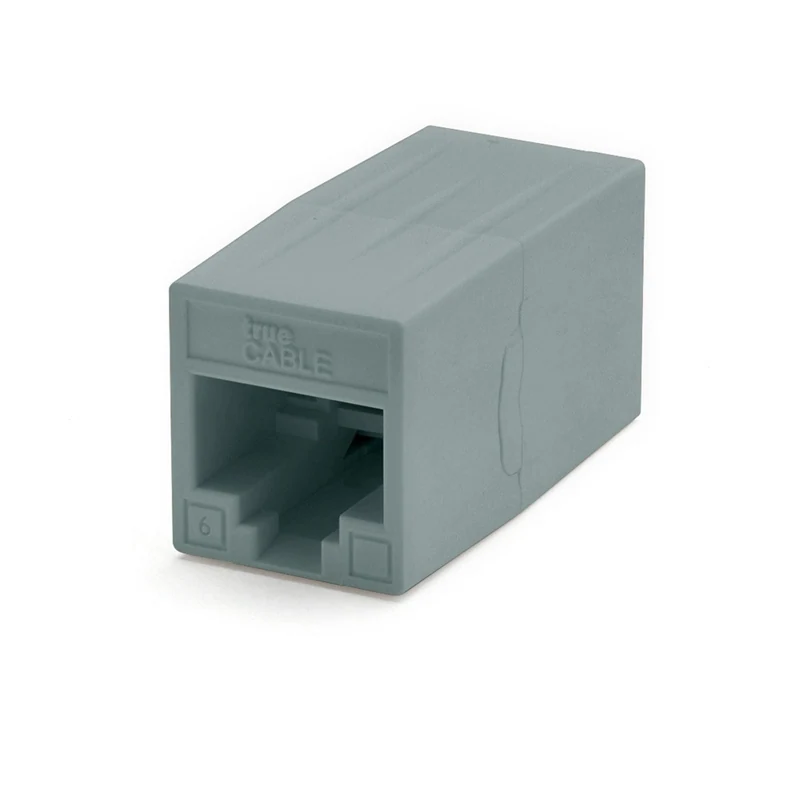 Cat6 Inline Coupler · Unshielded — Gray / 12pc