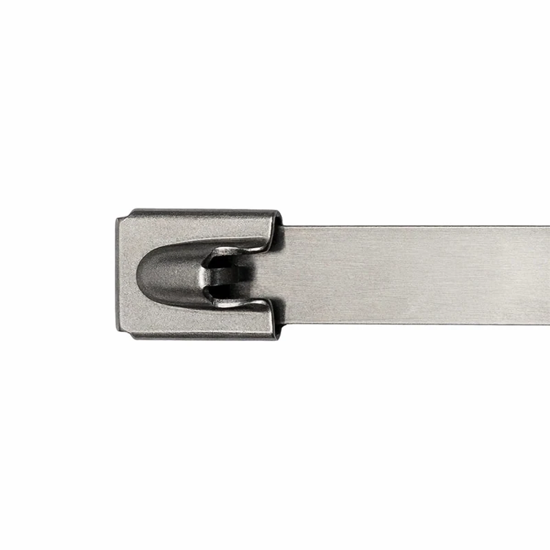 316 Stainless Steel Cable Ties, 6", 8", 14", 20", 27", 100 pack — Uncoated / 6" 150 lb-f
