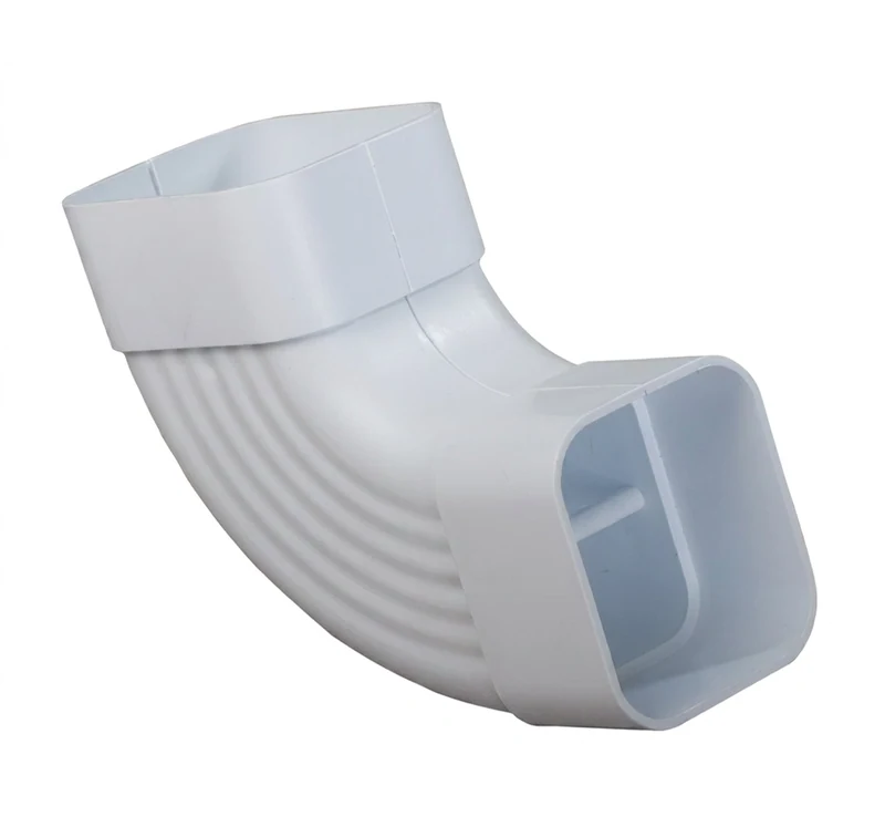 Raceway Downspout 90 degree Fitting, 10 Pack — White