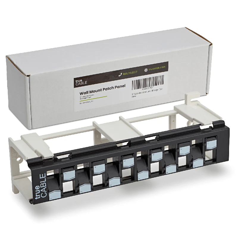Unshielded Patch Panel, 12 Port, Wall Mount, Staggered Blank Modular — Default Title