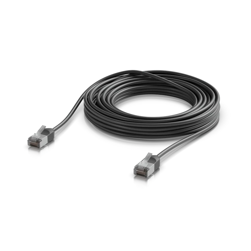 UniFi Premium Patch Cable Outdoor — Black · 8 m
