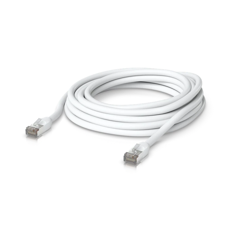 UniFi Patch Cable Outdoor — White · 8 m