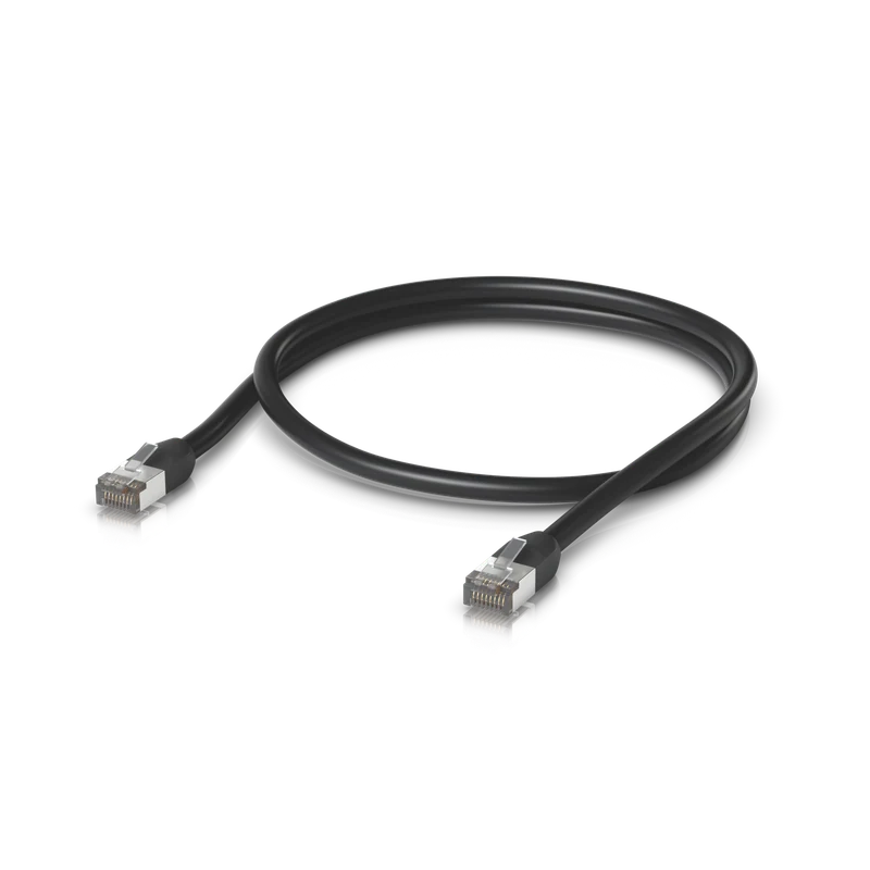 UniFi Patch Cable Outdoor — Black · 1 m
