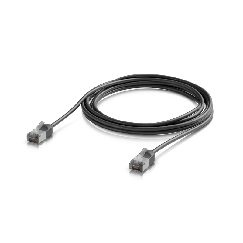 UniFi Premium Patch Cable Outdoor — Black · 3 m