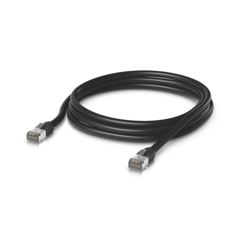 UniFi Patch Cable Outdoor — Black · 3 m