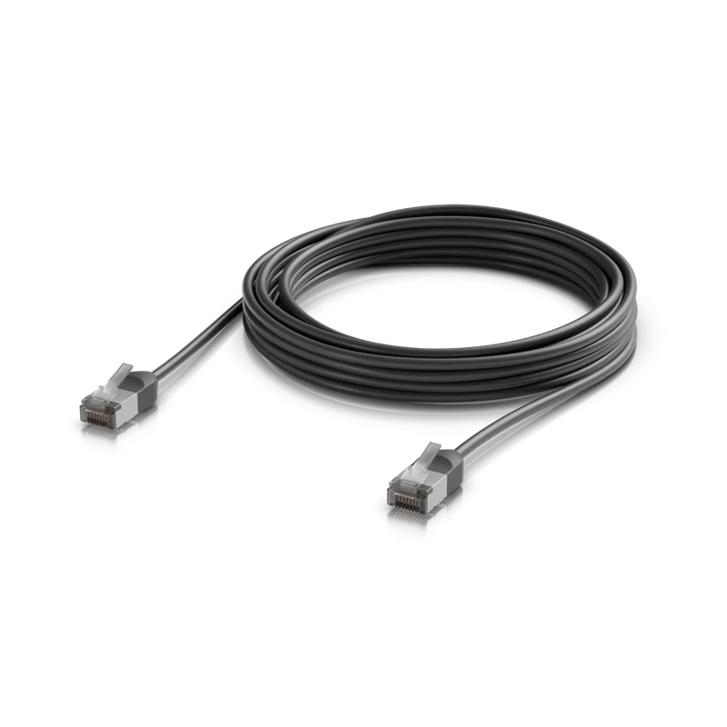 UniFi Premium Patch Cable Outdoor — Black · 5 m