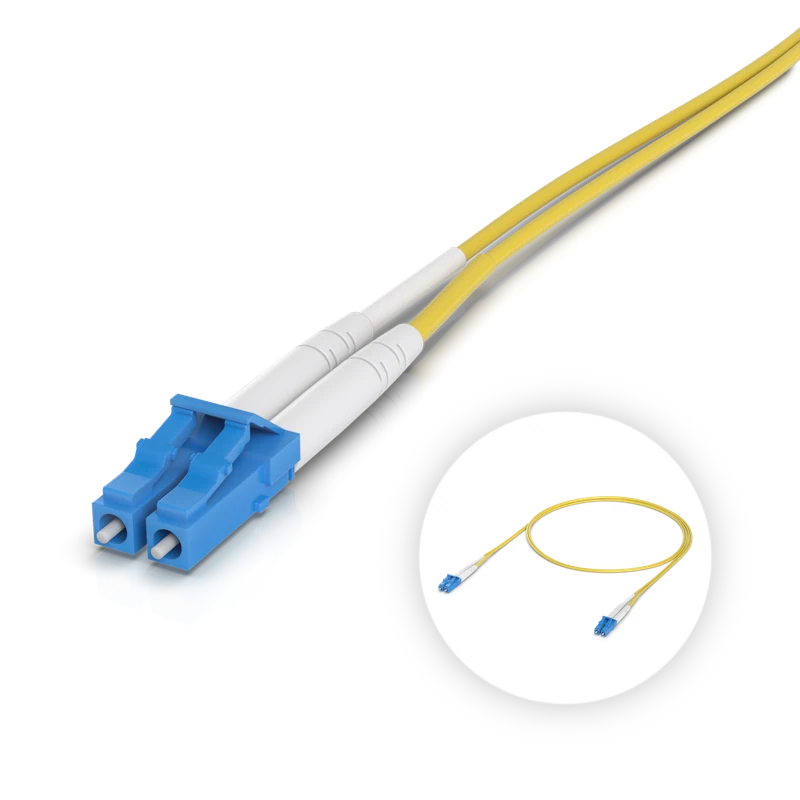 OS2 Duplex LC UPC Fiber Patch Cable — 1 m (50-pack)