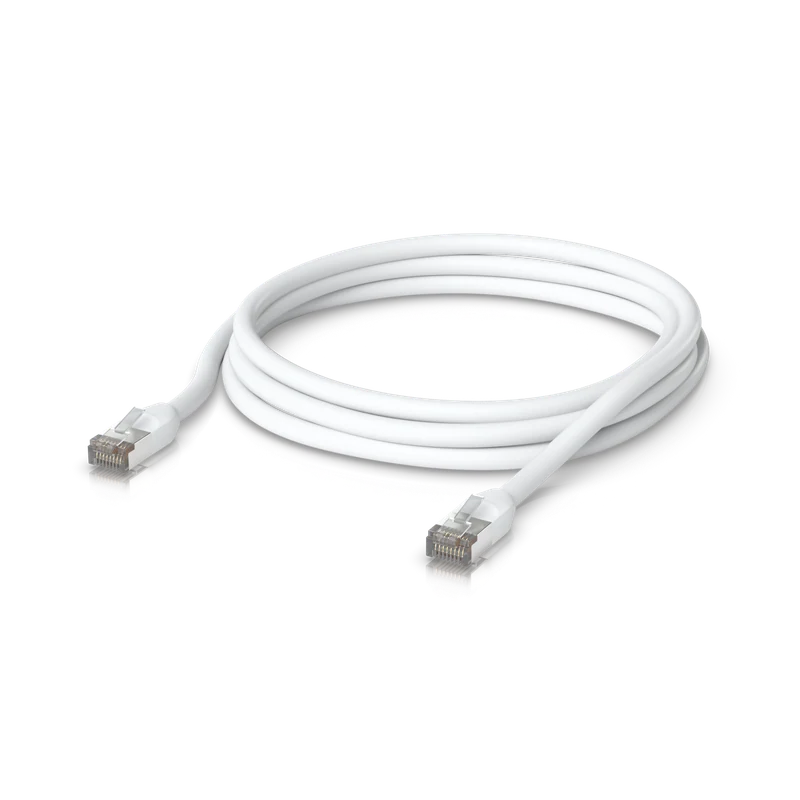 UniFi Patch Cable Outdoor — White · 3 m