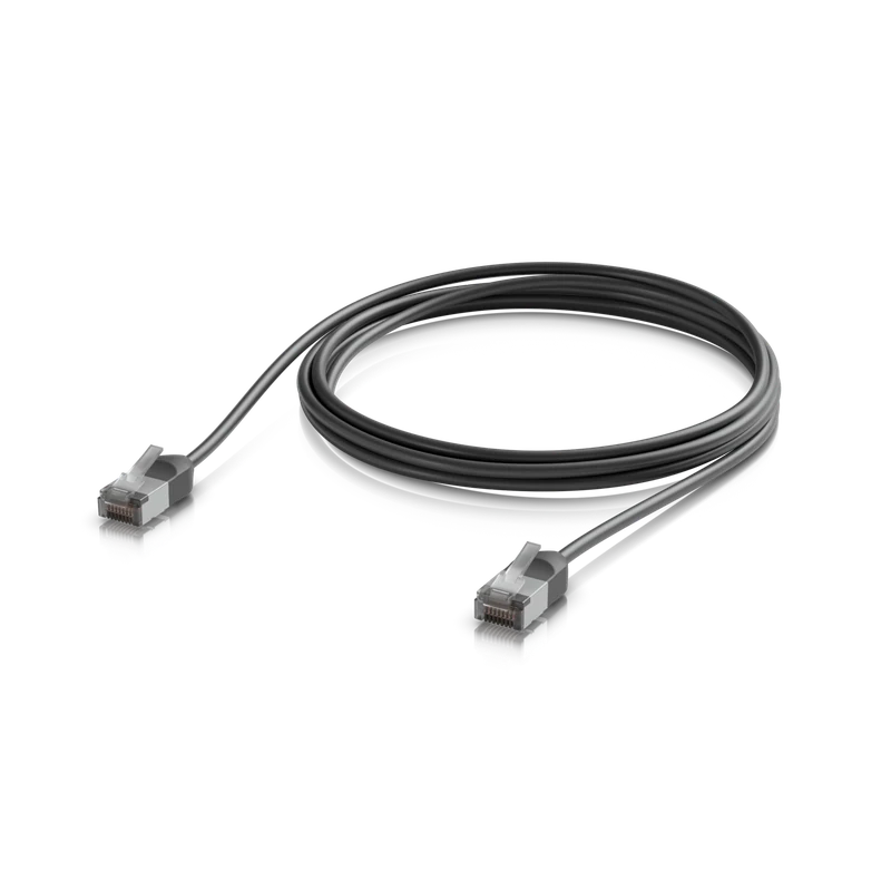 UniFi Premium Patch Cable Outdoor — Black · 2 m