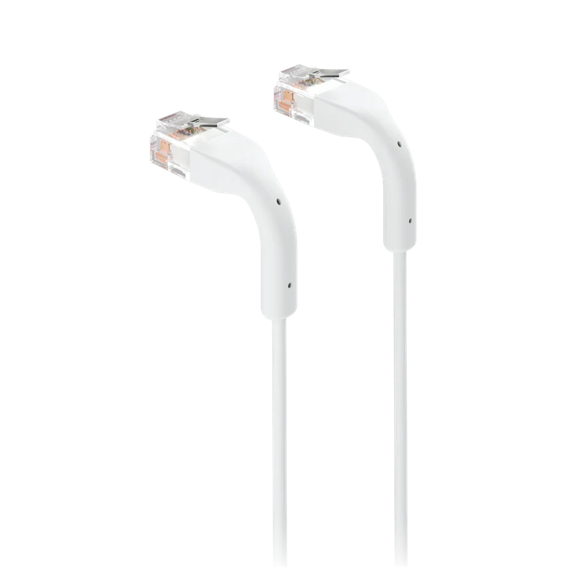 UniFi Patch Cable (10 GbE) — White · 2 m