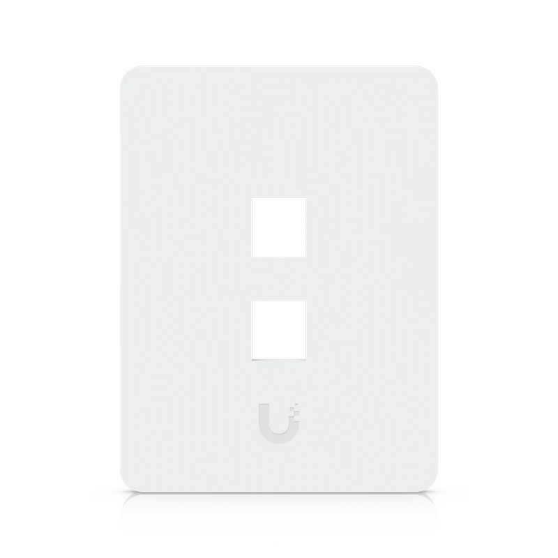 Universal Paintable Keystone Wall Plate, 4-Pack — Vertical · 2-Port