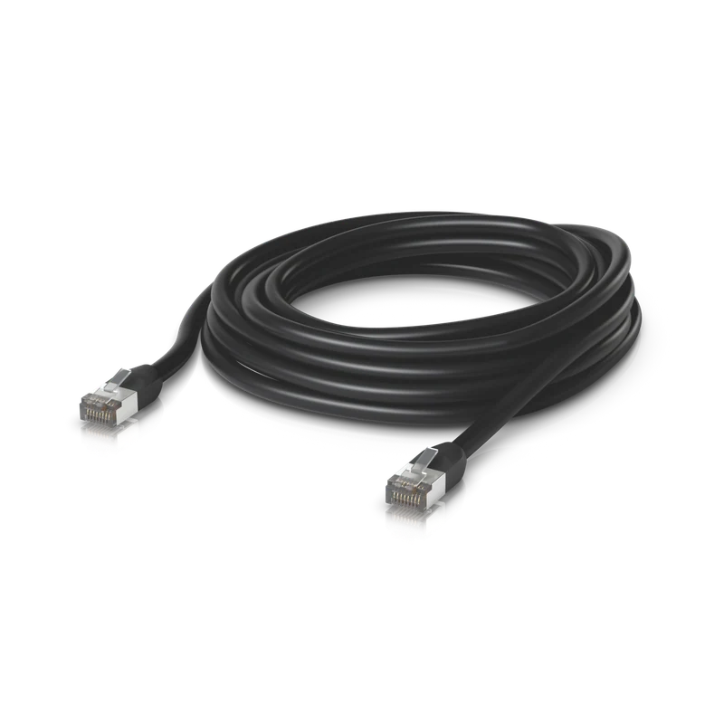 UniFi Patch Cable Outdoor — Black · 8 m