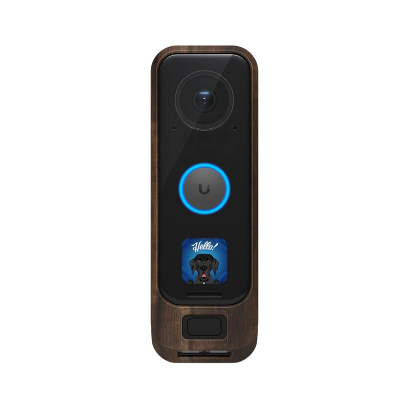 G4 Doorbell Pro Cover — Wood