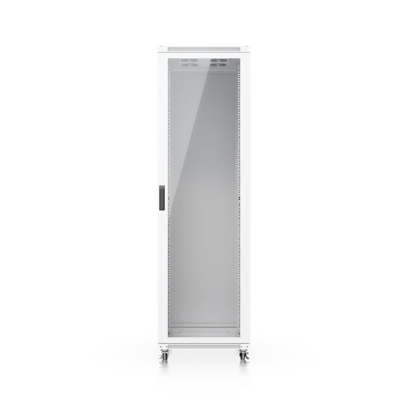 42U Rack Cabinet, 1,000 mm, Glass Door