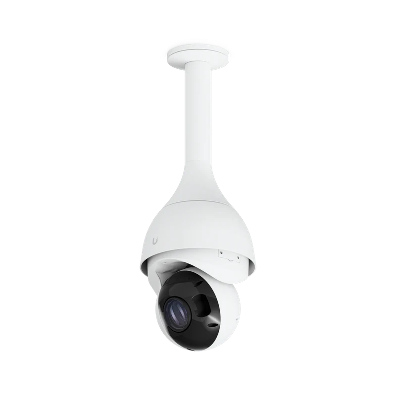 AI PTZ Precision Pendant Mount — White